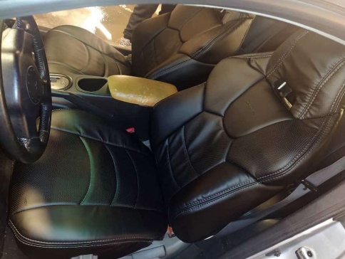 Драйв  чехлы универсальные LAMBO экокожа черный черный комплект    фото 1