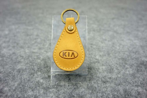 Брелок  на ключ KIA Киа кожа   фото 1