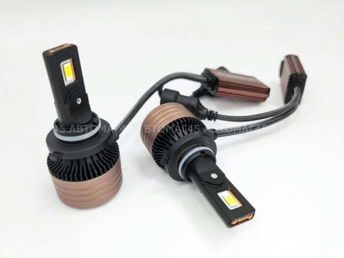 AOZOOM лампы LED 2шт HB3(9005) HB4(9006) HIR2(9012) 12В 55W 5500K 6000Lm с обманкой гар 12мес фото 3