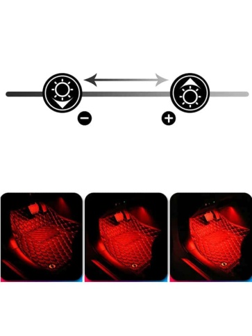 C2R Подсветка для ног в авто 4шт пульт RGB фото 2