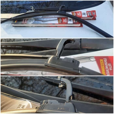 AVS  щетка стеклоочистителя Basic Linе бескаркасная 600мм    фото 2