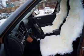 PSV Jolly Extra Накидки на сиденье длинный ворс белый 140x50 комплект 5шт    фото 2