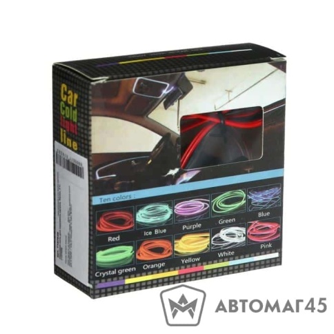 C2R Неоновая нить для подсветки салона LGX-B5 синий 5м фото 2