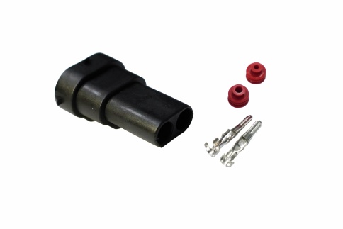 Разъем  H11 пластиковый без проводов Female гнездо     фото 3