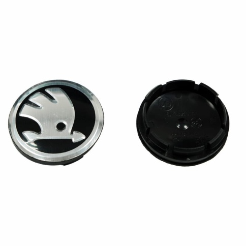 Колпачок ступицы Skoda 55/52 хром новая (191074) фото 2