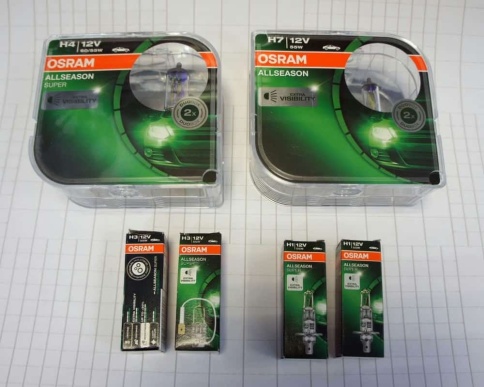 Osram  лампа H1 Allseason super +30% 12V 55W    фото 7