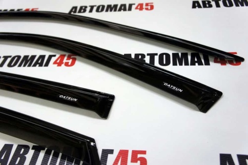 VAD  дефлекторы окон Datsun On-do Mi-do Датсун Он-До Ми-До седан хэтчбэк комплект 4шт    фото 6