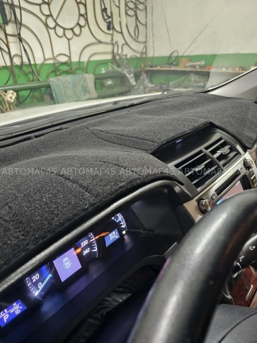 Накидка на панель Toyota Camry Тойота Камри V50 V55 2011-2018г карпет Maximal фото 2