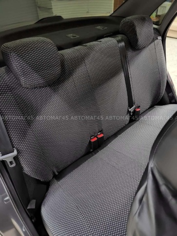 Авточехлы  Лада Granta Гранта  1/1 с 08.2018г жаккард черные    фото 8