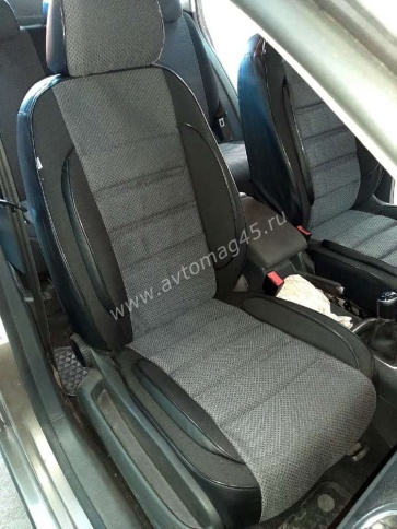 Авточехлы  Volkswagen Golf Plus Гольф Плюс Volkswagen Tiguan Тигуан до 17г жаккард серо-черн Ижевск фото 5