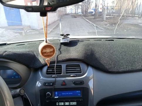 Накидка на панель Chevrolet Cobalt Шевроле Кобальт 2013-2022г / Ravon R4 Равон Р4 2016-2020г карпет  фото 2