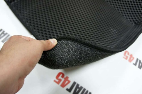 BORATEX  коврики в салон 3D EVA ЭВА Lada XRAY без органайзера черные рисунок ромб комплект 5шт    фото 2