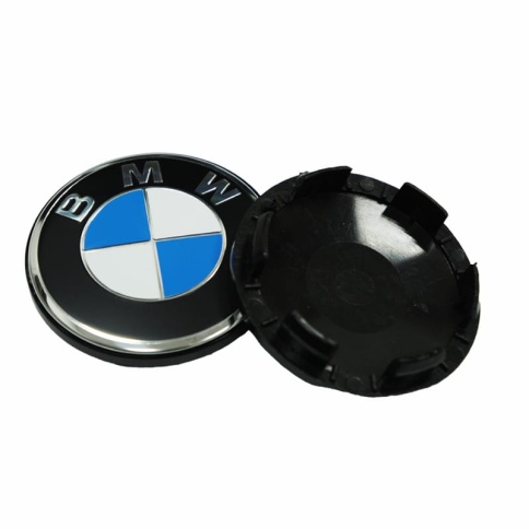 Колпачок ступицы BMW 62/56 КИК(Рапид) со стикером синий  фото 3