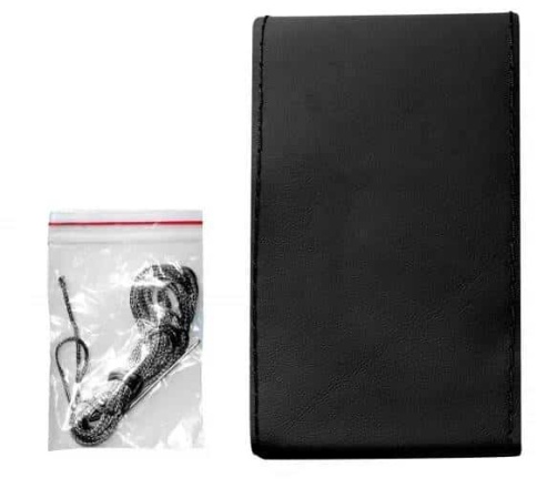 PSV Оплетка руля под шнуровку нат.кожа крупнофактурная черная размер М диаметр 37-39см обхват 10,5см фото 2