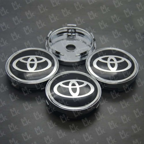 Колпачок ступицы Toyota 60/57 черный TechLine КиК Слик NZDK 001 фото 1