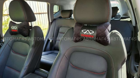 Подушка  под шею с лого Chery 2шт фото 3