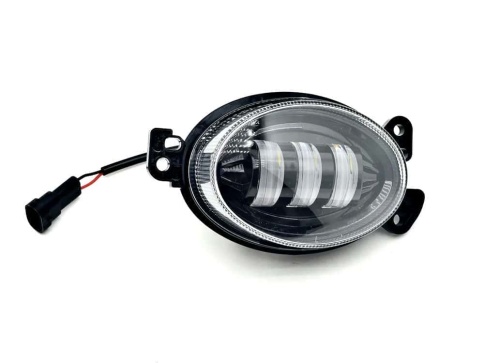 SALMAN  Фары п/туманные 3 линзы Mercedes Мерседес овал LED 50W 2шт гарантия 6мес  фото 4