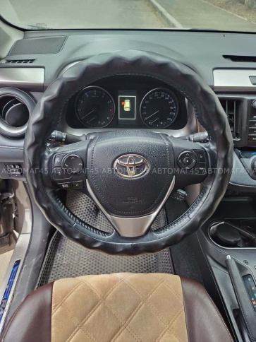 Maximal  оплетка руля экокожа гладкая ребристая черная размер 37-39см R15BL  фото 3