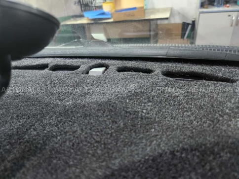 Накидка на панель Kia Rio Киа Рио 2011-2017г карпет KZ фото 4