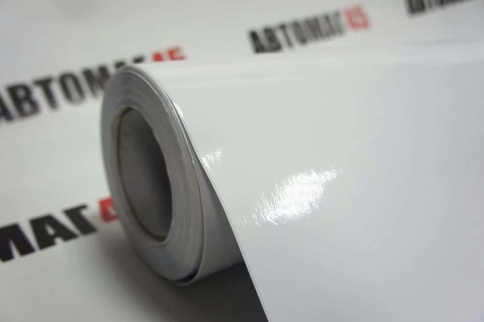 KSF  Автовинил белый глянец  1м х 1,5м    фото 3