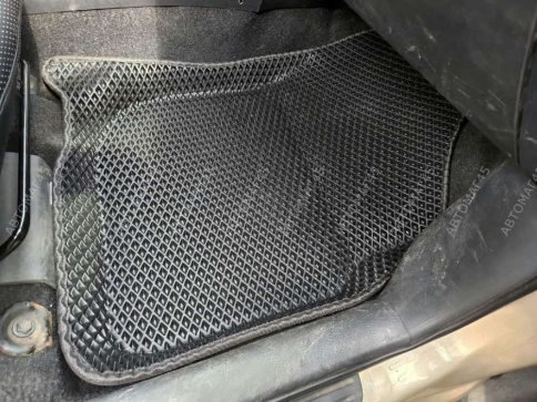 BORATEX  коврики в салон 3D EVA ЭВА Toyota RAV 4 XA30 2006-2012г черные рис ромб компл 5шт фото 6