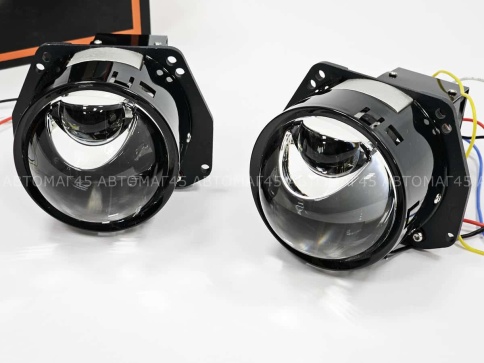 Ruzoom светодиодные Би-Led линзы 3.0" 12V 50W/60W 6500K 6000Lm 2шт гарантия 12 мес фото 3