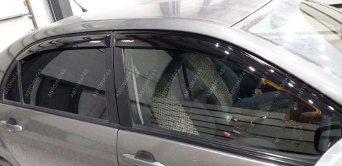 VAD  дефлекторы окон Toyota Corolla Тойота Королла седан 2007-2013г комплект 4шт    фото 3