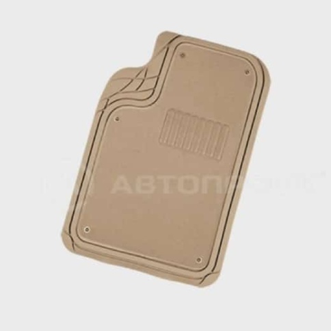 Autoprofi  ковры универсальные резиновые съемный ворс бежевый комплект 4шт    фото 1