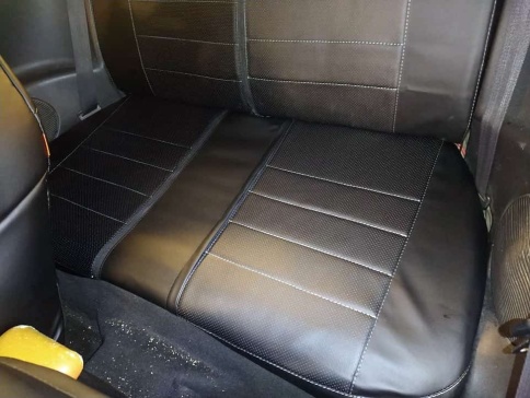 Драйв  чехлы универсальные LAMBO экокожа черный черный комплект    фото 2