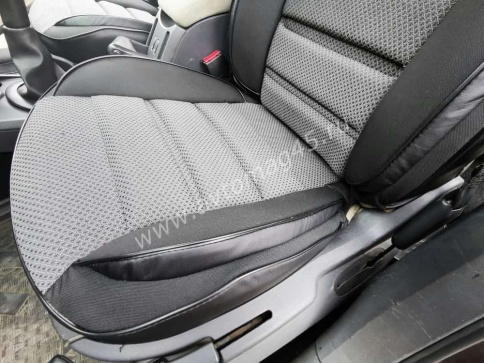 Авточехлы  Renault Megane 3 Рено Меган 3 Renault Fluence Флюенс с 2010г 1/1 жаккард чер-серый Ижевск фото 4