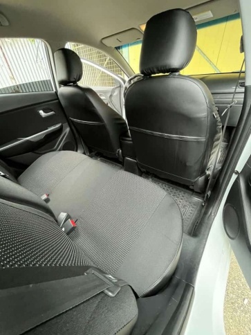 Авточехлы  Kia Rio с 2017г Rio X-Line с 2017г Hyundai Solaris c 2017г жаккард ЛОГО   фото 4