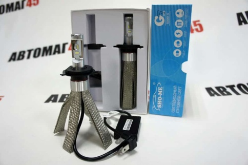 Sho-Me  G7Lite LED 2шт H4 12В 20W 5000K 2800Lm +150 гарантия 12мес    фото 1