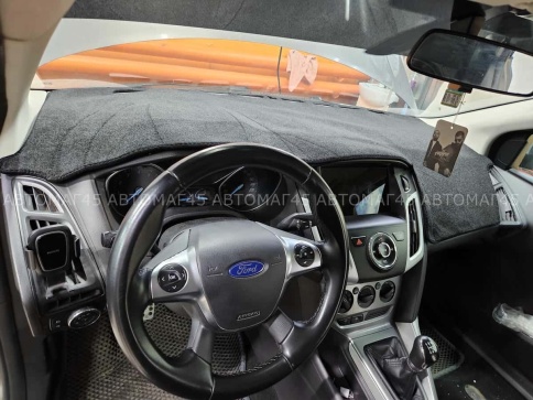 Накидка на панель Ford Focus 3 Форд Фокус 3 карпет  фото 2