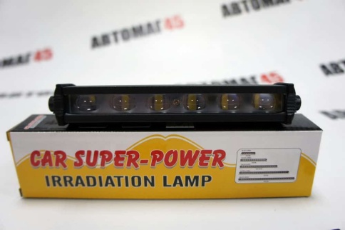 Фара  светодиодная 10-30V плоская SLIM 6 диодов 18Вт 1шт гарантия 1 мес    фото 1