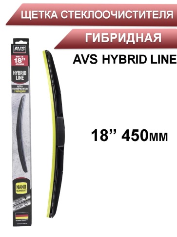 AVS  щетка стеклоочистителя Hybrid Line гибридная 500мм    фото 1