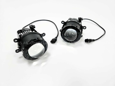 ZMB Фары противотуманные 1 линза  Lada Vesta X-Ray и иномарки LED 50W 6000LM 2шт гарантия 5 мес фото 3