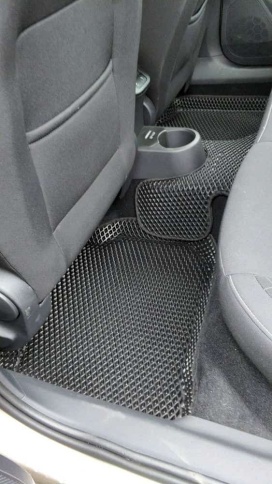 BORATEX  коврики в салон 3D EVA ЭВА Volkswagen Polo лифтбэк 20-22г Skoda Rapid 12-23г комплект 5шт фото 6