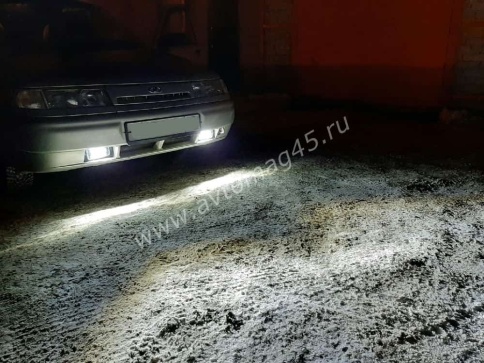 SALMAN  Фары п/туманные ВАЗ 2110 2112 2113 2115 Нива Шевроле 50W 4800LM 4 линзы + ДРЛ 2шт гар 6 мес фото 2