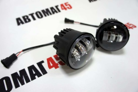 SALMAN  Фары п/туманные Nissan Infinity LED 50W 4800LM 6000K без ушей 2шт гарантия 6 мес фото 4