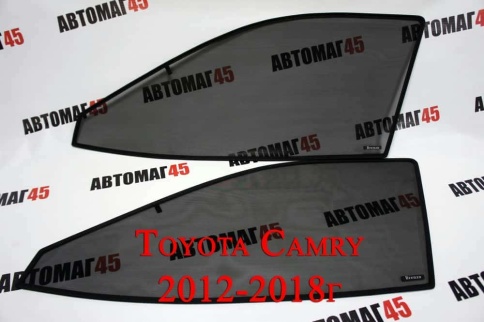 BRENZO  каркасные шторки на магнитах Toyota Camry Камри V50-V55 11-18г премиум сетка передн 2шт 15% фото 1