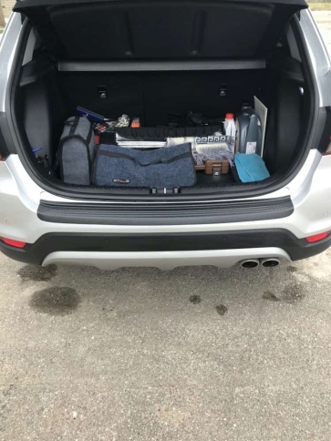 STYLE  Накладка на задний бампер Kia Rio 4 Х-Line Рио Х-Лайн 2017-2020г до рестайл    фото 1