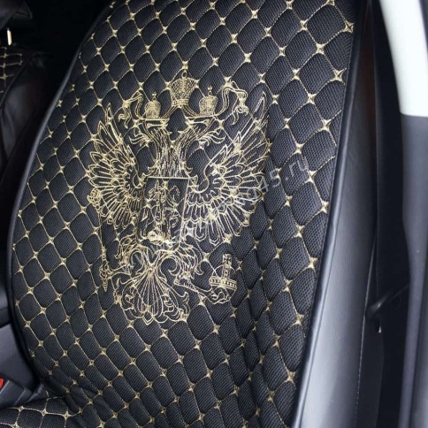 Чехлы  накидки на сиденье серия G лен черный бежевая/белая нитка комплект 5 шт фото 8