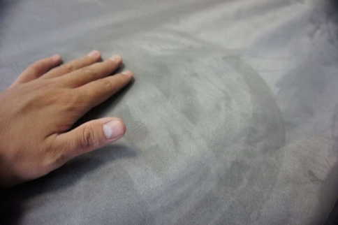 Алькантара  самоклеющаяся серебро 1м х 1,5м    фото 7