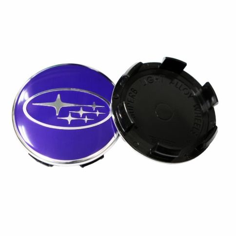 Колпачок ступицы Subaru 60мм Tech Line кик слик со стикером (221227) фото 3