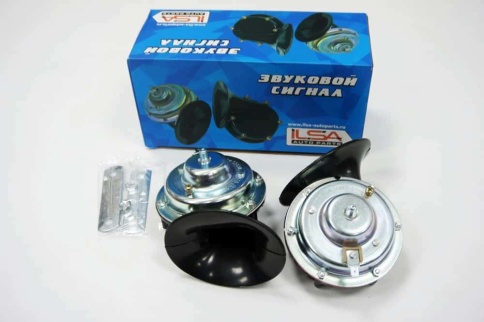 ILSA Звуковой сигнал ГАЗ Волга низкий высокий тон 105-118 ДБ 12В 2шт    фото 3