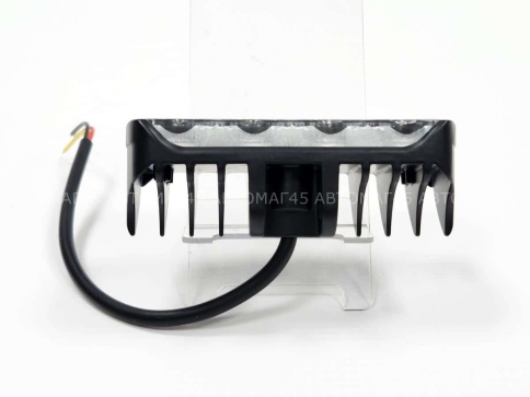 Ruzoom UZ-012  фара светодиодная 8 диод  6000К 600Lm 12V прямоугол 18Вт дальний свет 1шт гар 1 мес фото 2