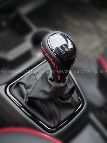 SALMAN Ручка КПП 2190 2192 2194 Lada Granta Гранта с красной ниткой с пыльником    фото 1