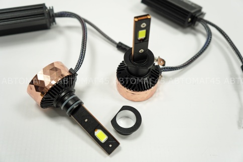 Ruzoom V80 LED 2шт H1 10-16В 90W 6000K 9000Lm с обманкой гарантия 6мес    фото 3