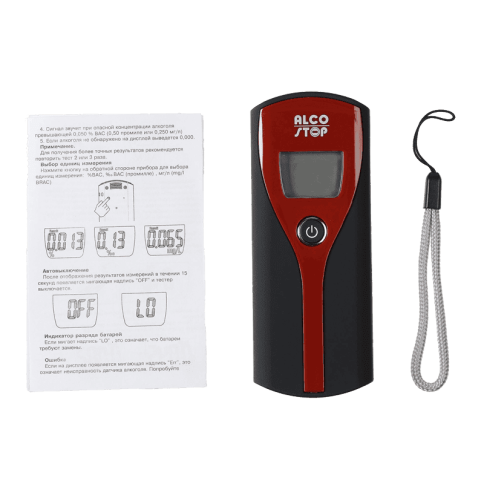 INTEGO  Алкотестер цифровой АТ105 ЖК дисплей с подсветкой    фото 2