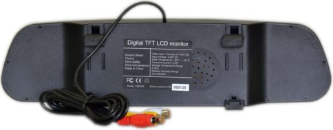 Aria  Монитор в зеркале для камеры заднего вида 4.3 дюйма CM0095 гарантия 3мес    фото 4